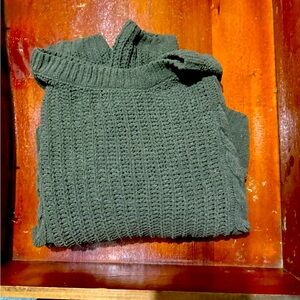 Womens Green Sweater